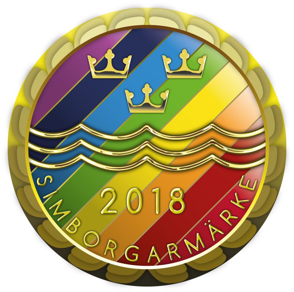 Var med och visa ert stöd för Borås Pride med Simborgarmärket